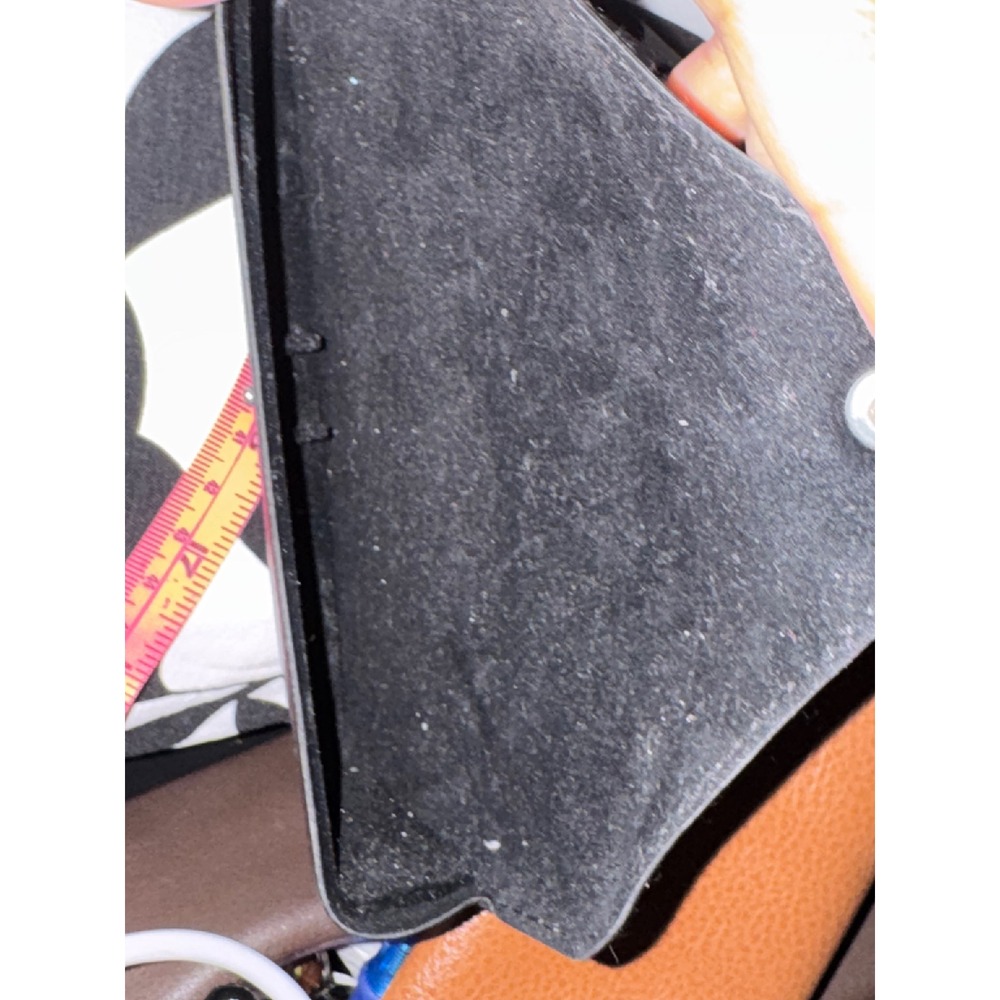 Ray-Ban Sunglass Case Bundle Black and Brown Faux Leather with Cleaning Cloth - Picture 3 of 6